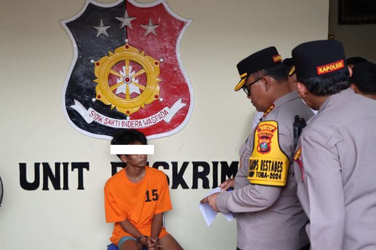 Tim URC Polsek Helvetia Tembak Begal di Sumarsono
