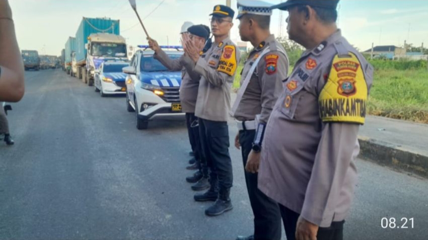 Polda Sumut Kawal Logistik Aquabike Jetski World Championship 2024