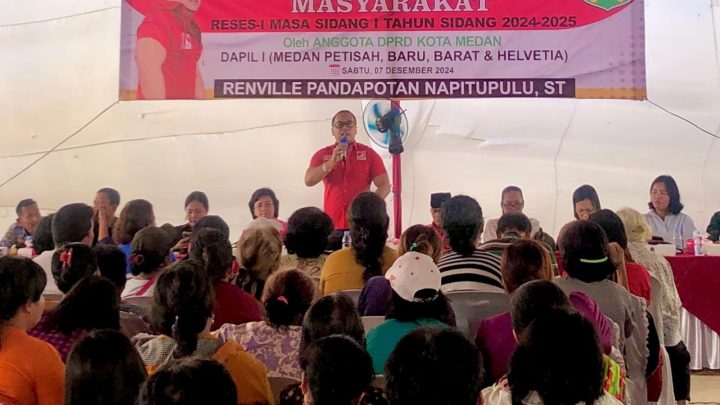 Renville Napitupulu Minta Pemko Medan Bangun Drainase & Kolam Retensi di Kelurahan Cinta Damai