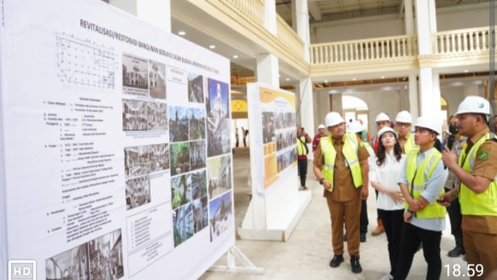 Wali Kota Medan Dampingi Wapres RI Tinjau Revitalisasi Gedung Warenhuis