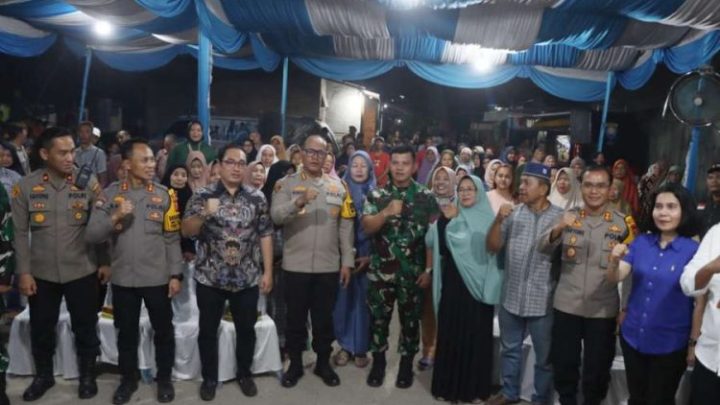 Kapolrestabes Medan Hadiri Kegiatan Sapa Warga Satu Rasa di Pulo Brayan Bengkel