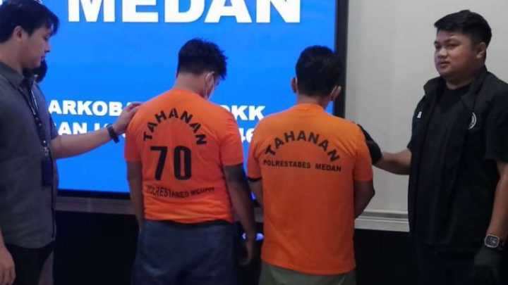 Jadi TO, Polrestabes Medan Tangkap Gembong Narkoba Bernama Oyok dan Kurir