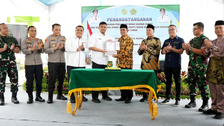 Serahkan Hibah Tanah Ke Kemenag Kota Medan, Bobby Nasution : Alhamdulillah Janji Saya Sudah Terlaksana
