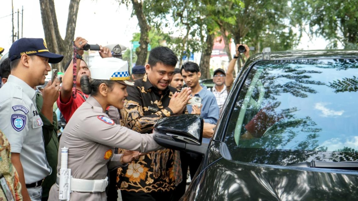 Opsen Pajak Berlaku, Wali Kota Medan Tinjau Operasi Gabungan Kepatuhan Bulanan PKB