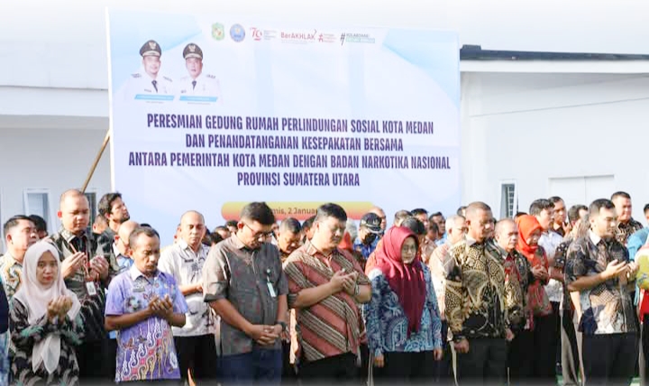 Pimpinan DPRD Medan Hadiri Peresmian Gedung Rumah Perlindungan Sosial