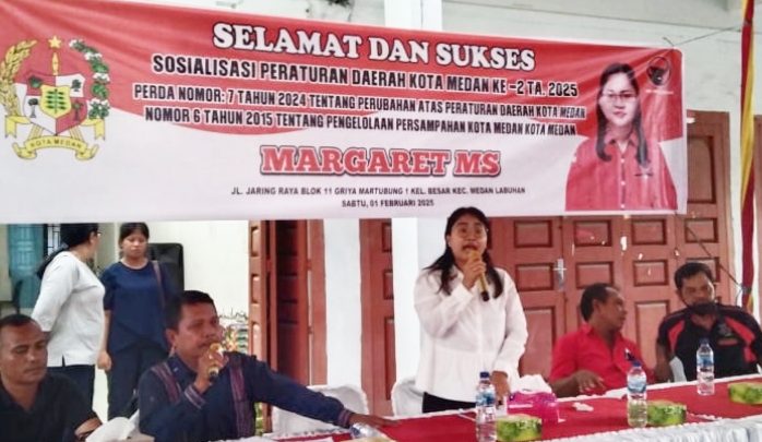 Margaret MS Minta Pemko Medan Tambah Bak Sampah di Medan Utara