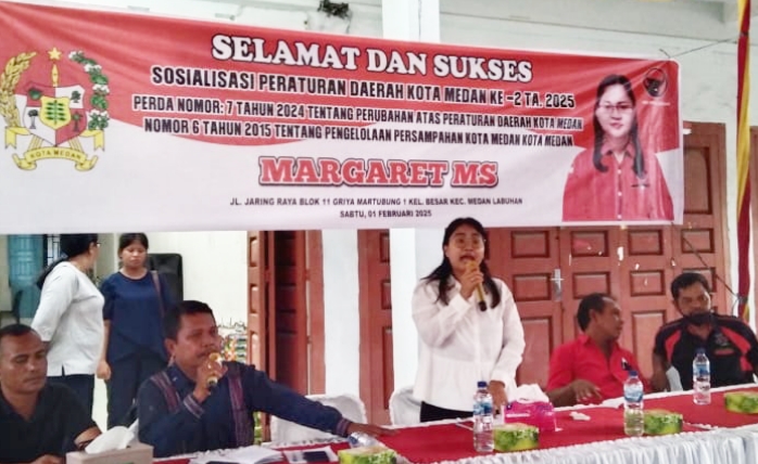 Margaret MS Minta Pemko Medan Tambah Bak Sampah di Medan Utara