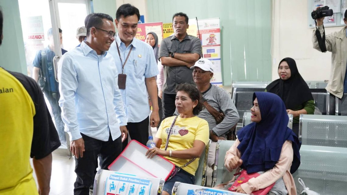 Pastikan Pelayanan Kesehatan Baik, Wakil Wali Kota Medan Tinjau Puskesmas Sentosa Baru