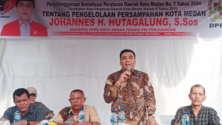 Johannes Hutagalung Ajak Warga Membentuk Bank Sampah
