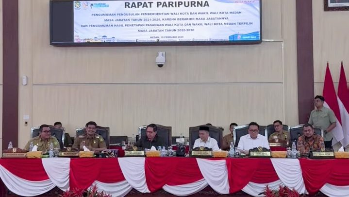 DPRD Medan Gelar Paripurna Pengusulan Pemberhentian Wali Kota dan Wakil Wali Kota 2021-2025