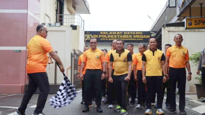 Sambut Ramadhan 1446 H, Polrestabes Medan Gelar Olahraga & Punggahan
