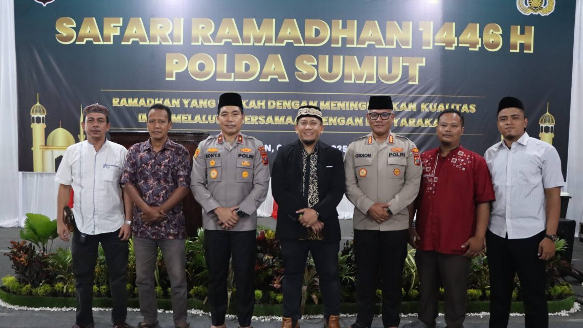 Wakapolda Sumut dan Kapolrestabes Medan Safari Ramadan di Menteng