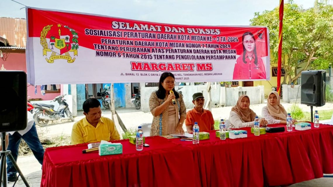 Margaret MS Minta Pemko Medan Perbanyak Bak Sampah di Medan Utara