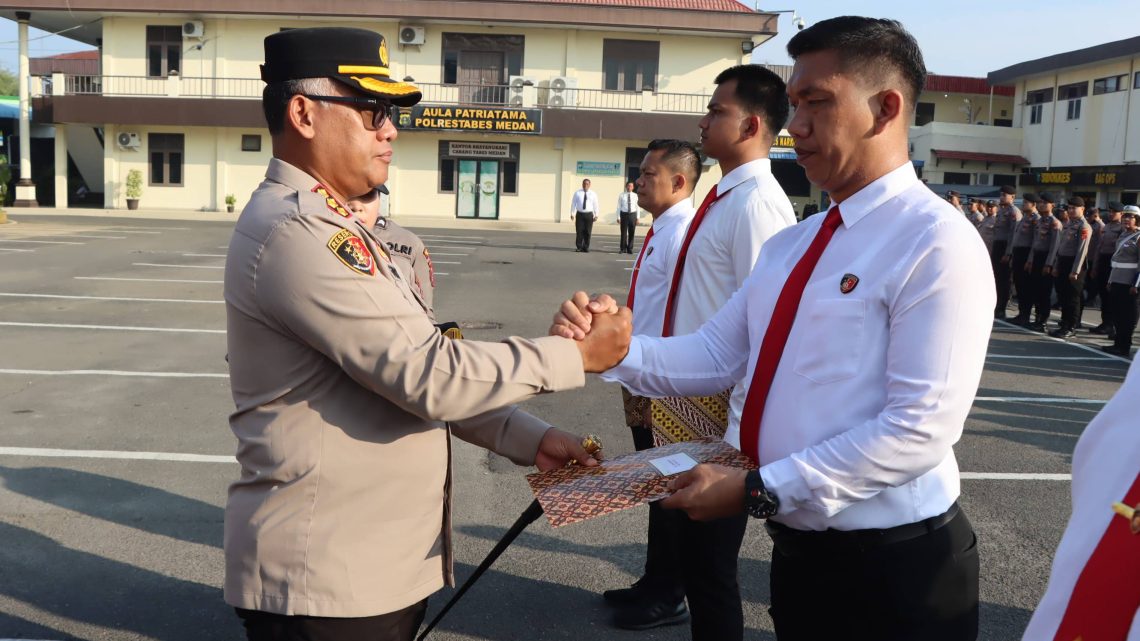 Ungkap Kasus Besar & Jadi Perhatian Publik, 56 Personel Polrestabes Medan Direward