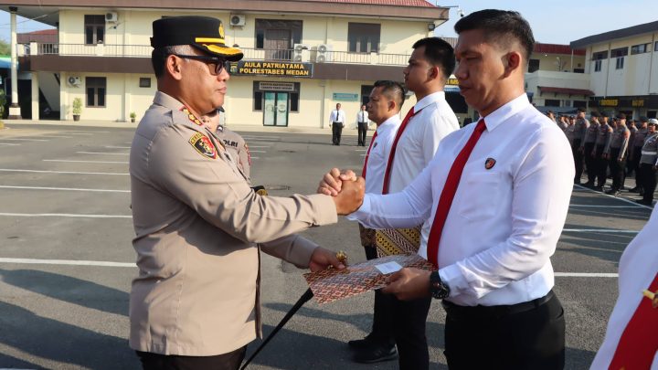 Ungkap Kasus Besar & Jadi Perhatian Publik, 56 Personel Polrestabes Medan Direward