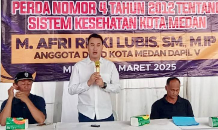 Maksimalkan 10 Hari Terakhir Ramadan, Rizki Lubis Ingatkan Warga Medan Jaga Kesehatan