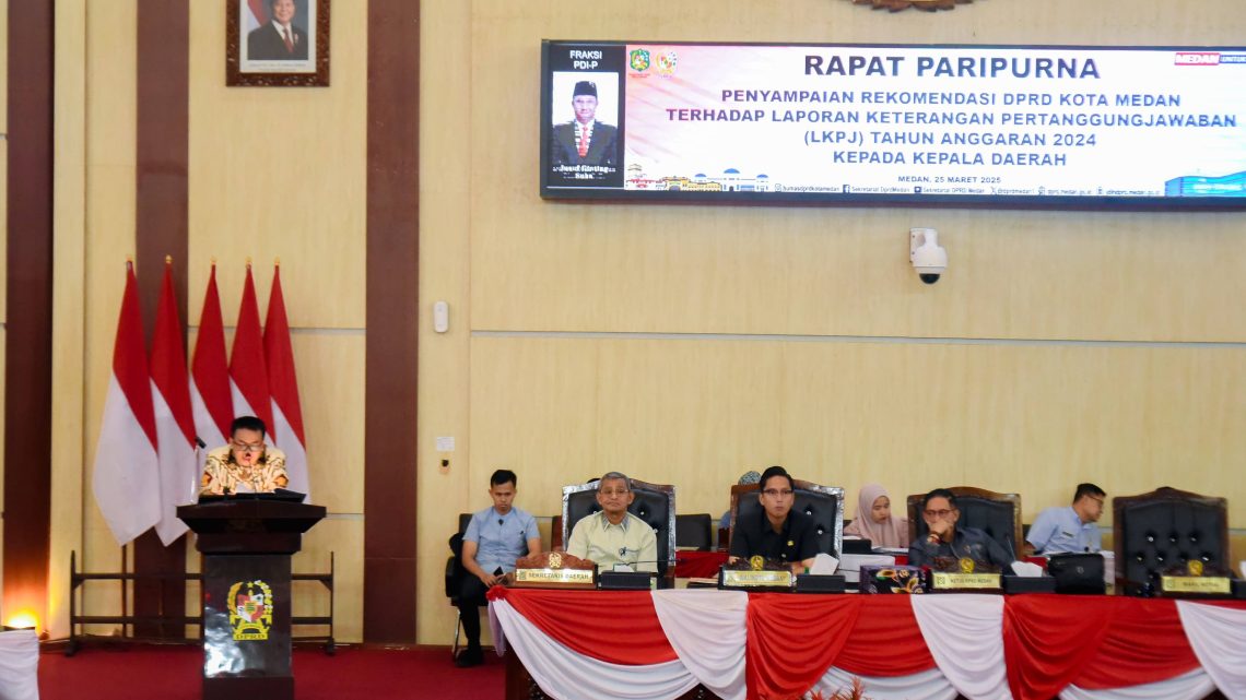 Rekomendasi DPRD Kota Medan Terhadap LKPj Kepala Daerah untuk Meningkatkan Kinerja Pemko Medan