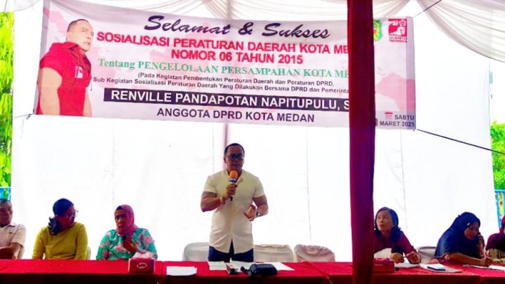 Renville Napitupulu Minta Pemko Medan Sediakan TPS di Setiap Lingkungan
