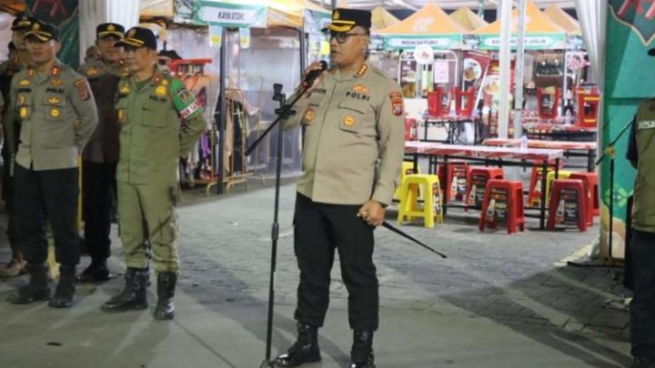 Kapolrestabes Medan Pimpin Apel dan Patroli Satgas Anti Tawuran di Medan