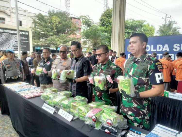 Polrestabes Medan Bongkar Jaringan Narkotika Antar Provinsi, 34 Kg Sabu Disita
