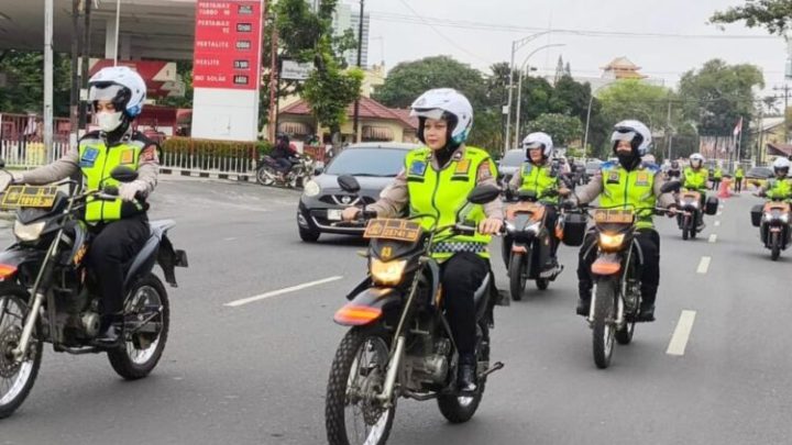 Polwan Polrestabes Medan Gelar “Patroli Srikandi”, Kapolrestabes: Ini untuk Jaga Harkamtibmas