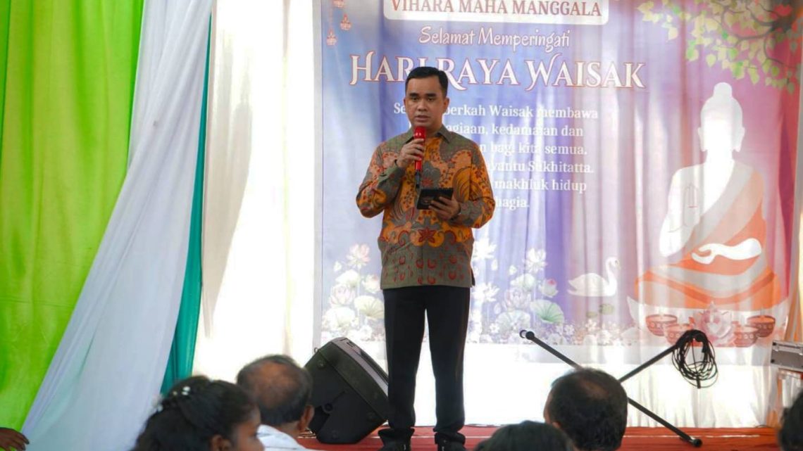 Rico Waas: Peringatan Waisak Inspirasi Ciptakan Tata Kota Bersih, Tertib, Berkelanjutan