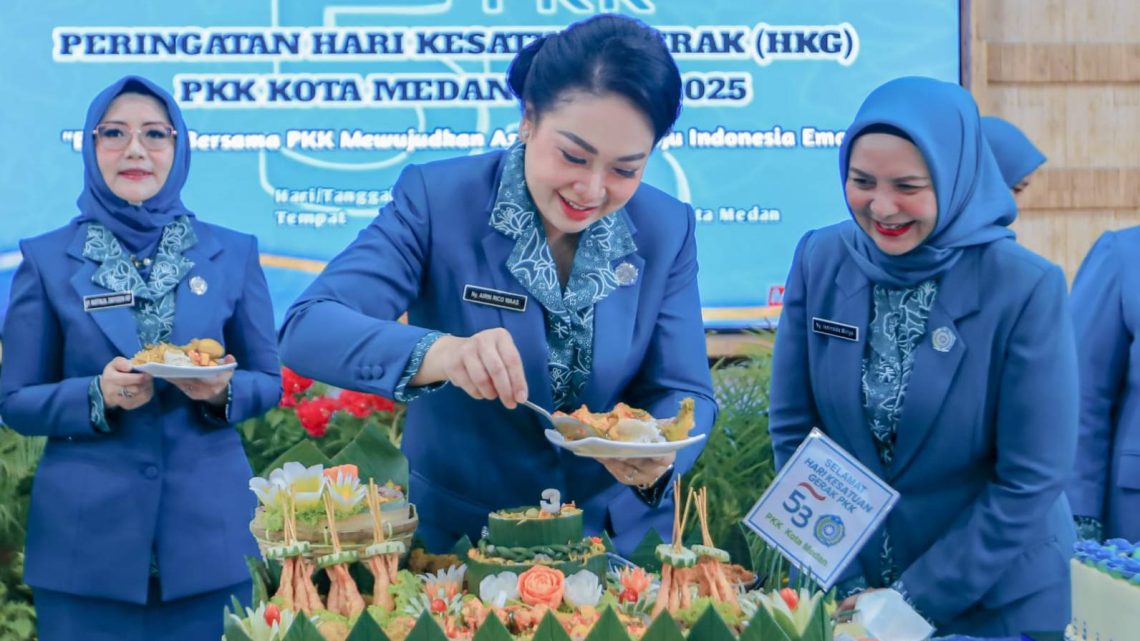 TP PKK Kota Medan Gelar Peringatan HKG PKK ke- 53, Airin Rico Waas: Momen untuk Perkuat Semangat Gerakan Pemberdayaan Keluarga