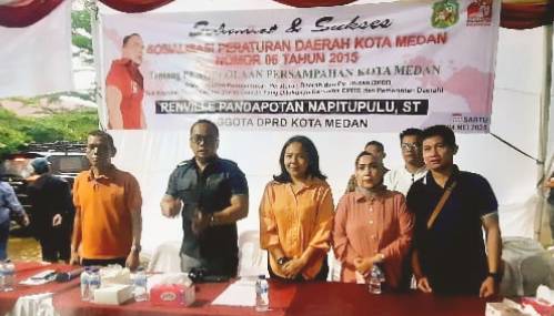 Sosialisasikan Perda Persampahan, Renville Napitupulu Ingatkan Warga Tentang WRS