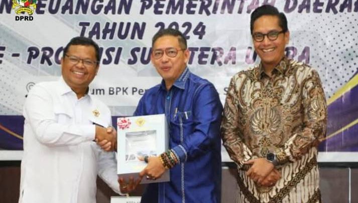 Ketua DPRD Medan Terima LHP LKPD 2024 dari BPK Sumut