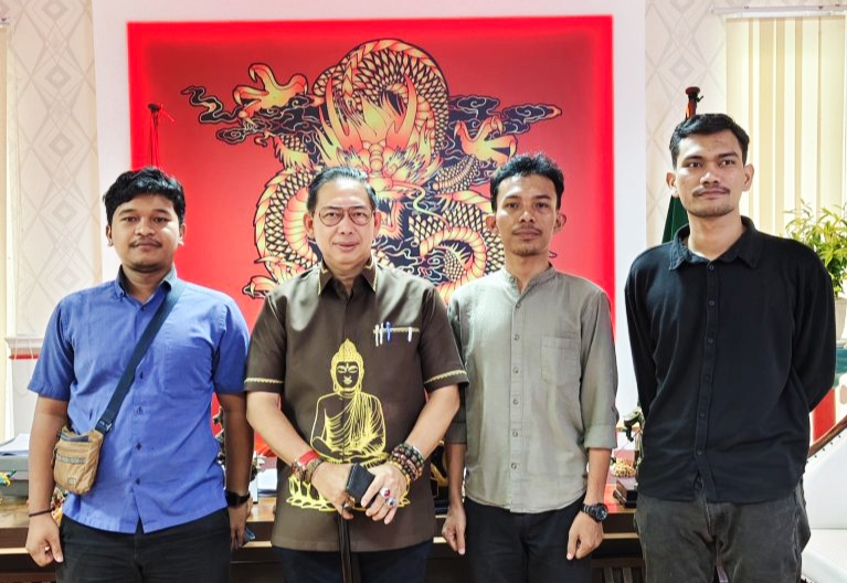 Wong Chun Sen Terima Audiensi GMKI Kota Medan