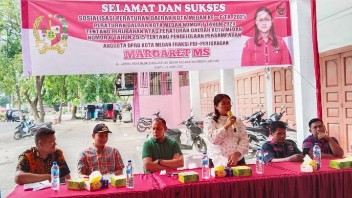 Margaret MS Minta Pemko Medan Sediakan Tempat Sampah di Setiap Lingkungan