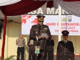 Polrestabes Medan Gelar Upacara Peringatan Hari Bhayangkara ke-79