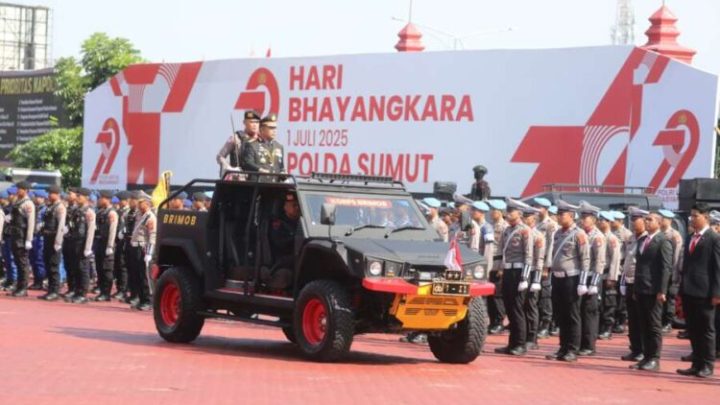 “Polri untuk Masyarakat”: Polda Sumut Gelar Upacara Peringatan Hari Bhayangkara ke-79, Tegaskan Komitmen Melayani dan Berbenah