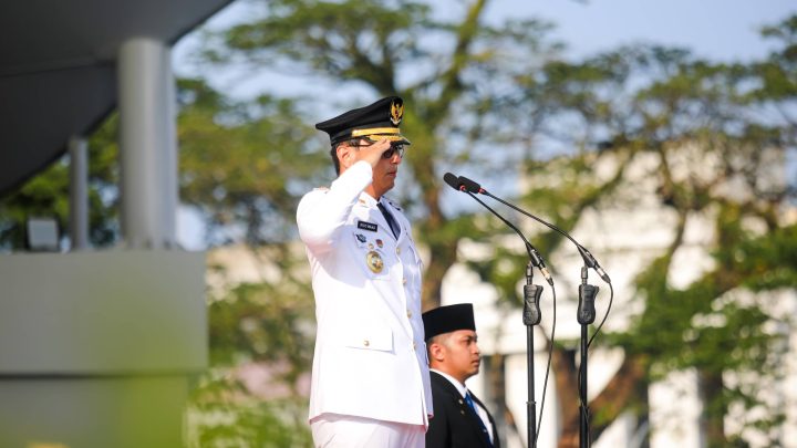 Rico Waas Pimpin Upacara HUT ke- 435 Kota Medan