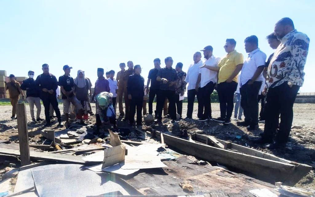 DPRD Medan Sidak Penimbunan Anak Sungai di Belawan