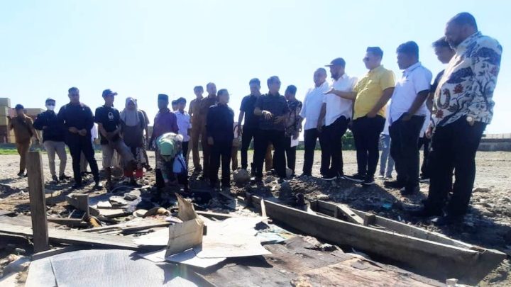 DPRD Medan Sidak Penimbunan Anak Sungai di Belawan