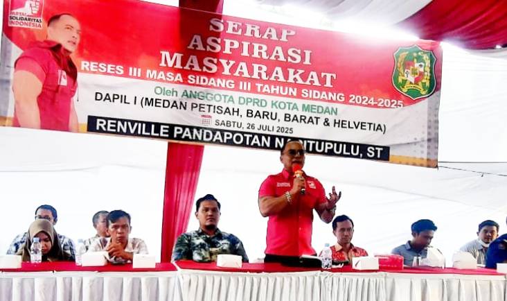 Gelar Reses III, Legislator Renville Napitupulu Serap Aspirasi Warga Kota Medan