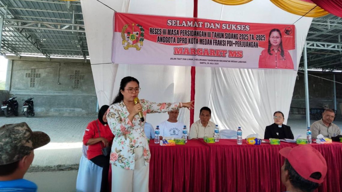 Gelar Reses di 2 Kelurahan, Margaret MS Minta Pemko Medan Akomodir Aspirasi Warga