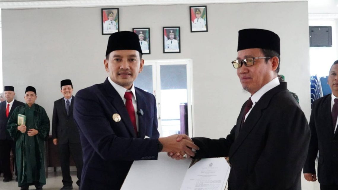 Wali Kota Tebing Tinggi Lantik Muhammad Syah Irwan Sebagai Penjabat Sekretaris Daerah, Tekankan Amanah dan Integritas