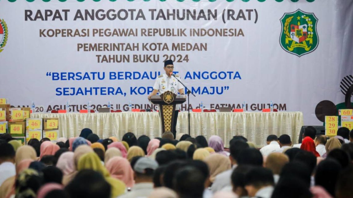 Dinilai Sehat dan Baik, Ini Pesan Rico Waas Saat Buka RAT KPRI Pemko Medan