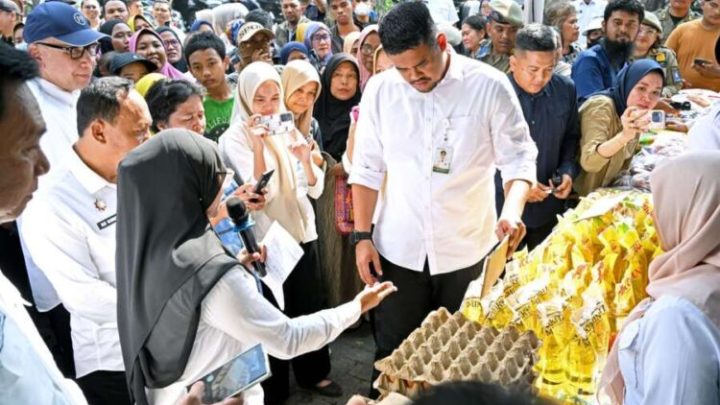 Stabilkan Harga Bahan Pokok, Pemprovsu Gelar Pasar Murah di 33 Kabupaten/Kota
