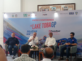 Danau Toba Jadi Pusat Sport Tourism Dunia Lewat Event Aquabike dan F1H2O