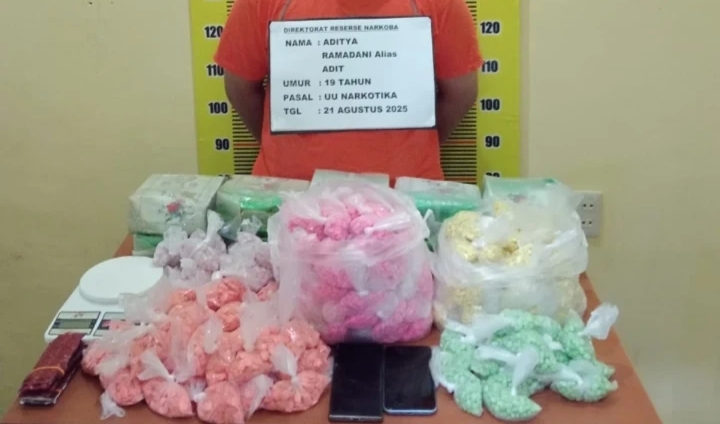 Polda Sumut Ungkap Jaringan Antarprovinsi, Sita 10 Kg Sabu, 24.000 Butir Ekstasi dan 150 Butir H5