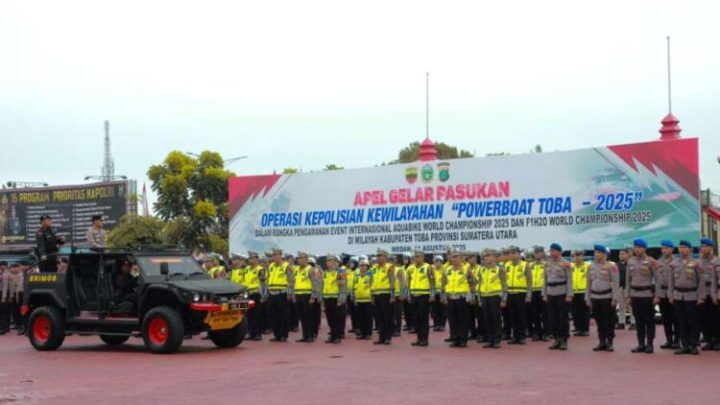 Apel Kesiapan Operasi “Powerboat Toba 2025”, Polda Sumut Pastikan Pengamanan Kelas Dunia