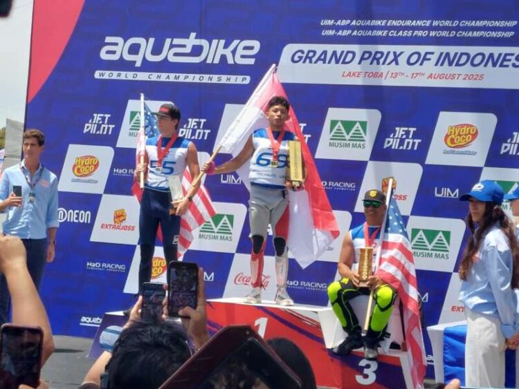 Polda Sumut Sukses Amankan Pengumuman Juara Endurance Aquabike Toba 2025