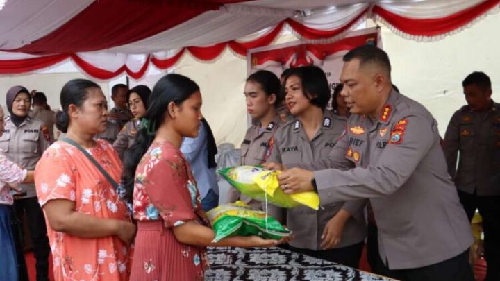 Polda Sumut dan Polres Pelabuhan Belawan Gelar Minggu Kasih di Gereja HKBP Pajak Baru Belawan