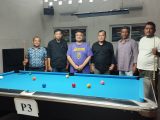Salomo Pardede Dukung Turnamen Biliar Wartawan