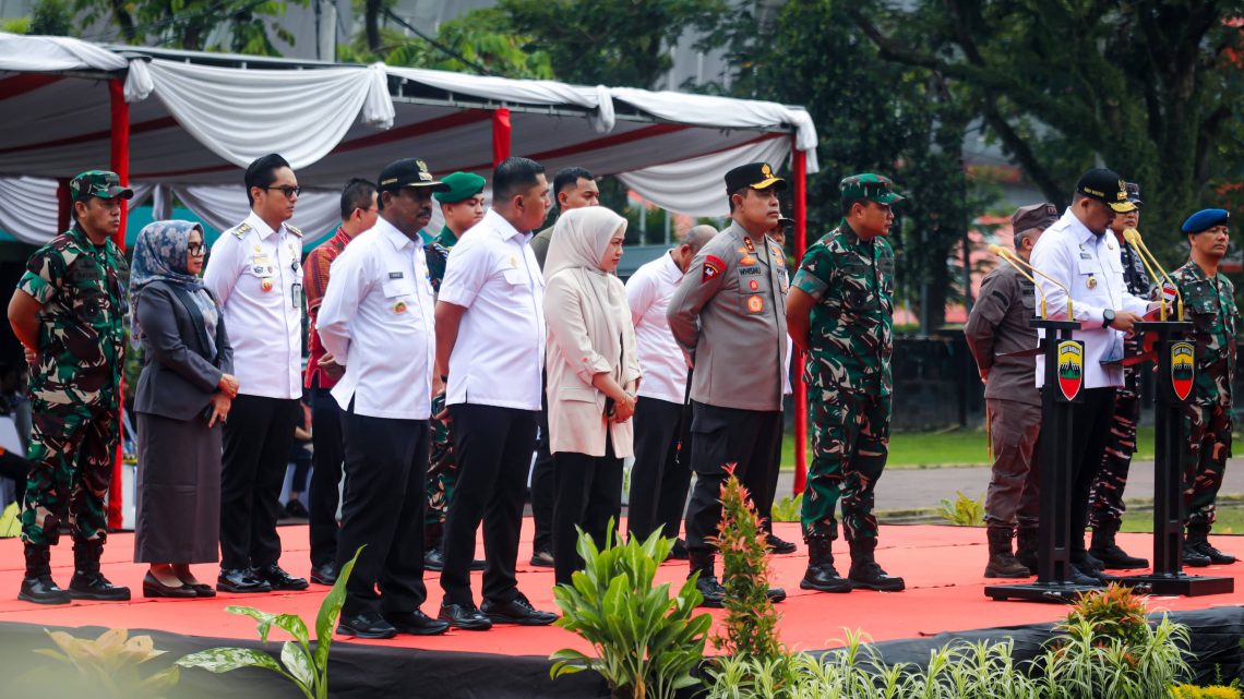 Rico Waas Hadiri Apel Gelar Pasukan Patroli Gabungan Simpatik untuk Indonesia Damai