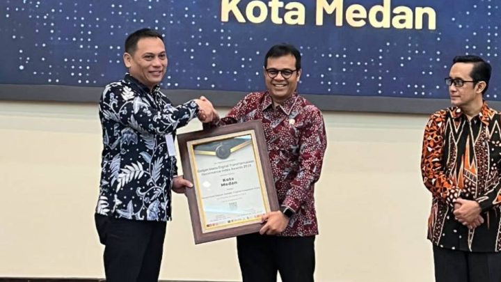 Raih Penghargaan GM-DTGI Award 2025, Pemko Medan Terbaik di Sumut dalam Penerapan Transformasi Digital