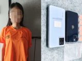 Polisi Sergap Seorang Wanita Diduga Pengedar Happy Five di Jalan Sei Belutu 1 Medan